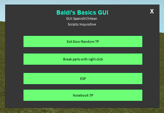 Roblox Basic Baldi Codes