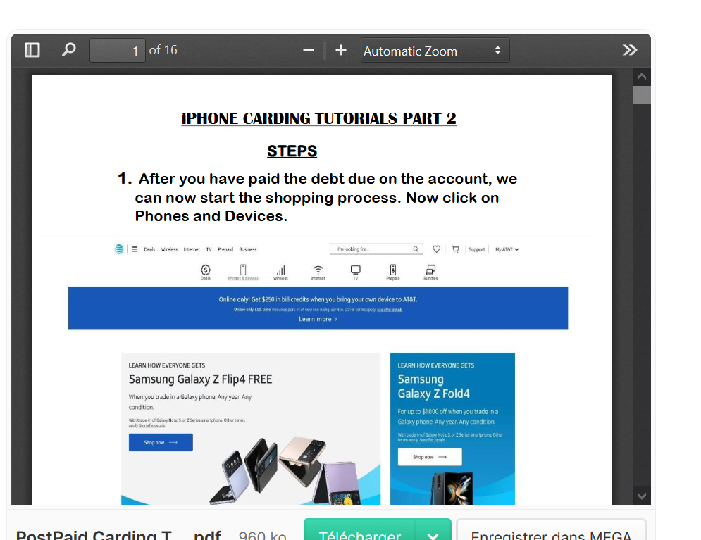 PostPaid Carding TUT PT-2 (5)9$📌Fresh-Method☑️-High-Quality-PDF-☑️Latest-