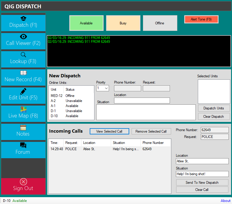 In Need Of GTA V RP CAD System - CAD / MDT / Roleplay - Bubble Forum