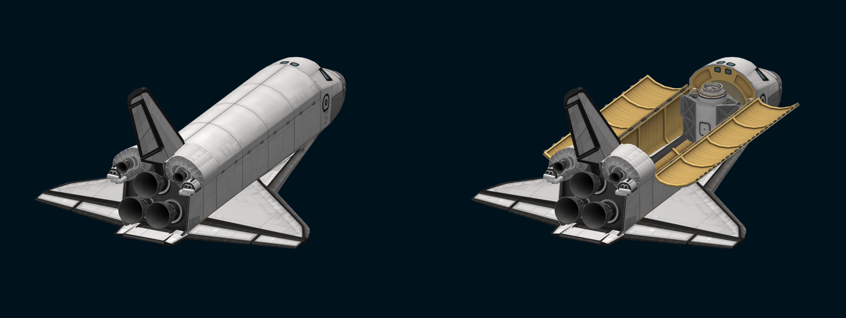 kerbal space program shuttle designs