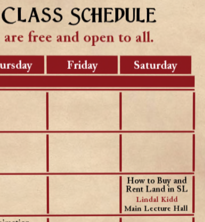 Land Land Second Life Community