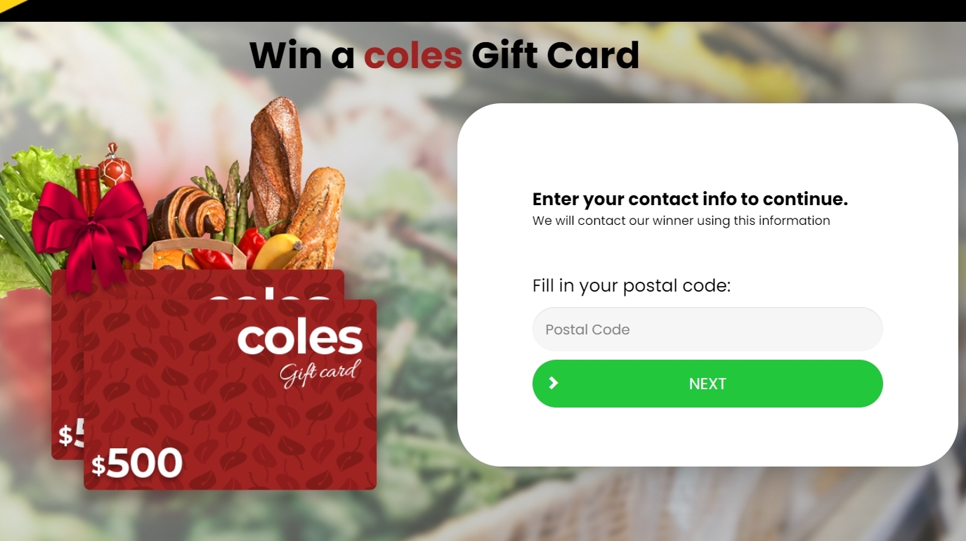 [SOI] AU | Win a coles gift card $500