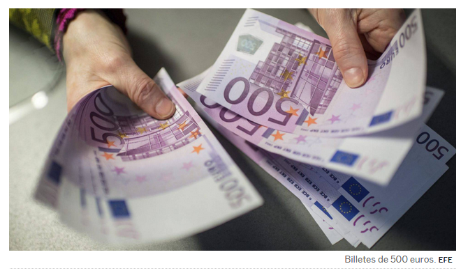 Los bancos centrales empiezan a retirar los billetes de 500 euros 43f155a63d7424bf811954cbb5fd0e35