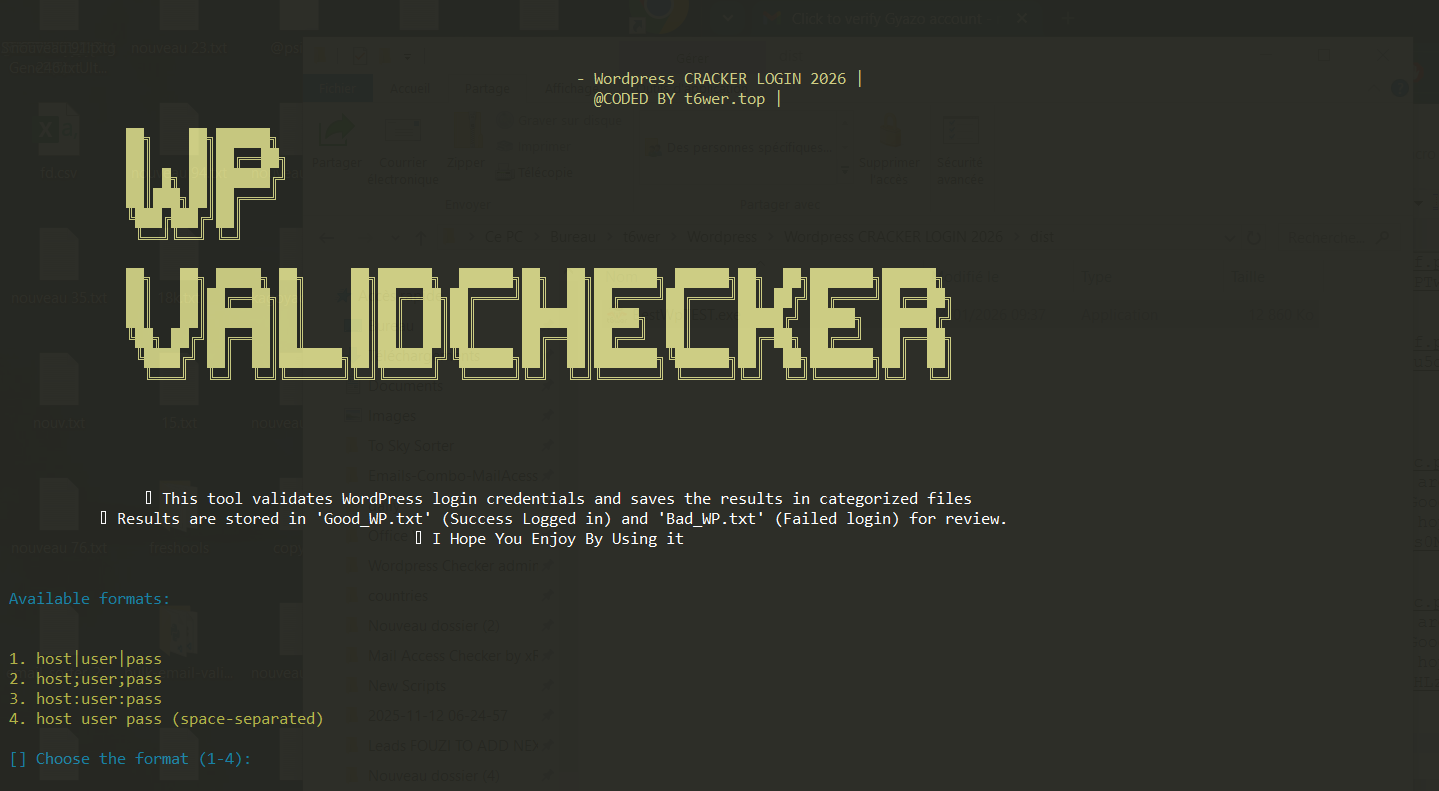 Wordpress CRACKER LOGIN 2026