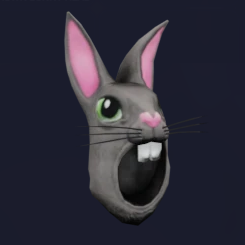 Light Brown Bunny Head