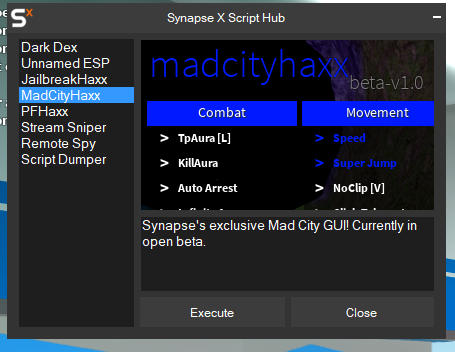 Op Mad City Fast Xp Synapse Only