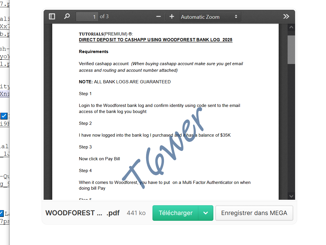 ⭐ WOODFOREST TO CASHAPP 📌Fresh-Method☑️-High-Quality-PDF-☑️Latest-