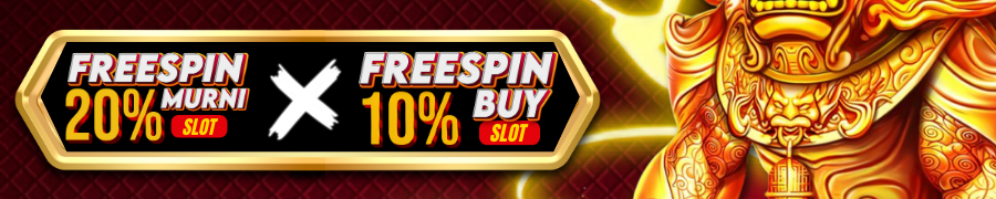 EVENT FREESPIN MURNI 20% & BUY FREESPIN 10%