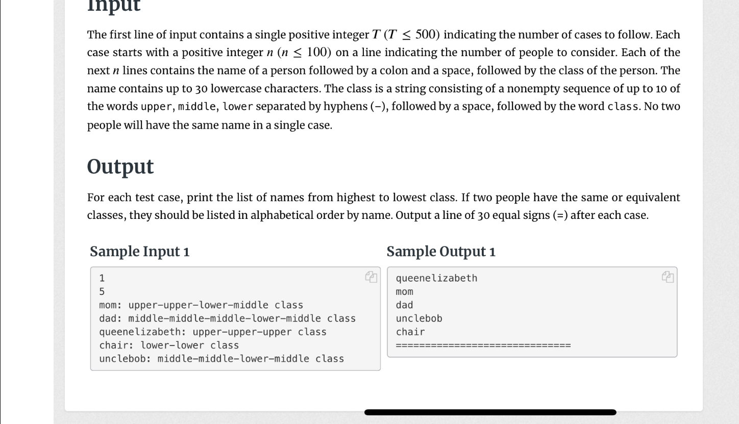 Solved Input The First Line Of Input Contains A Single | Chegg.com