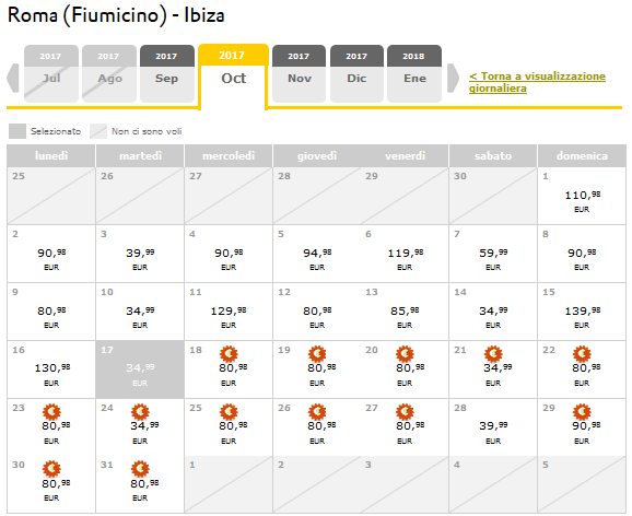 Clicca qui e scopri le offerte Vueling!