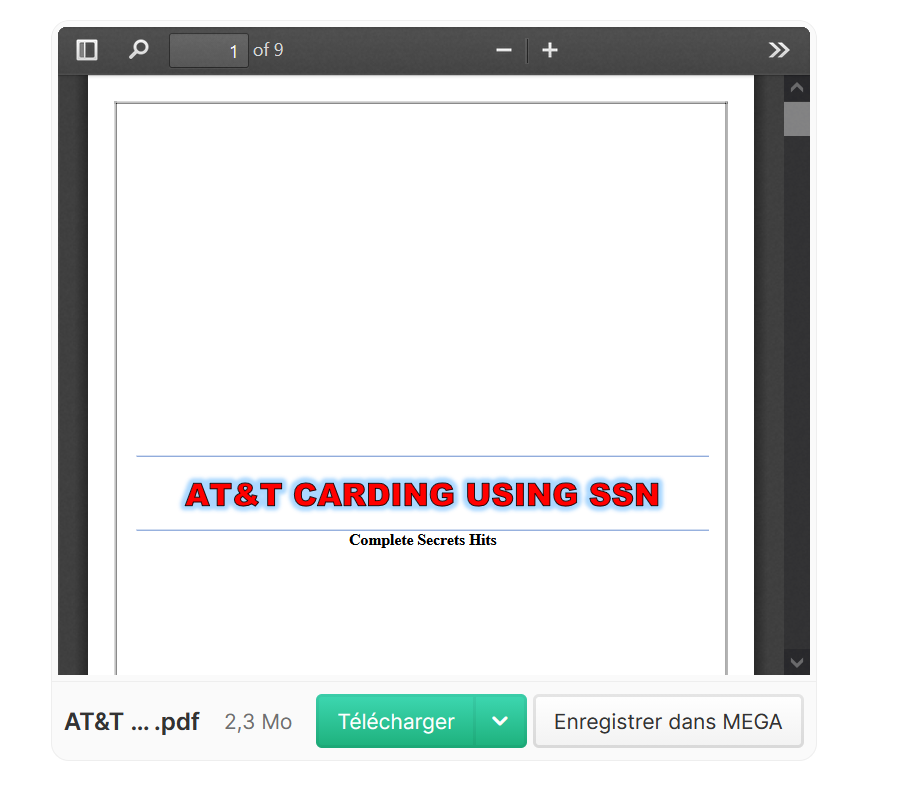 AT&amp;T CARDING USING SSN dob❤️Fresh-Method✔️-High-Quality-PDF-✔️Latest-