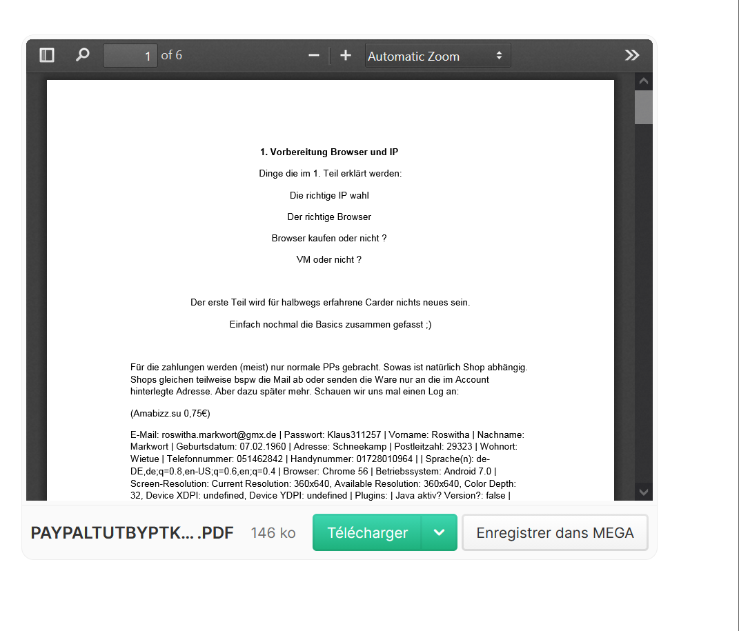 PAYPALTUT GERMAN 📌Fresh-Method☑️-High-Quality-PDF-☑️Latest-