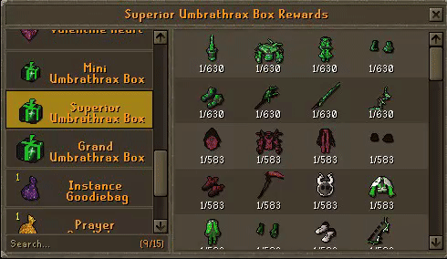 Superior Box Rewards