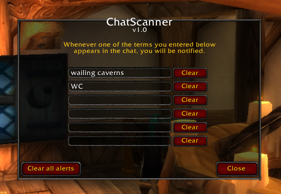Addon wow chat Chat History
