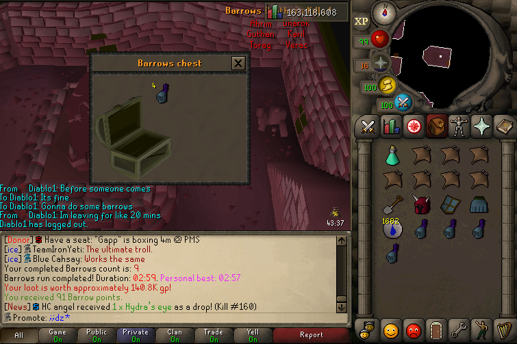 Best Barrows Chest Ever?!?!?!?! - PvM Pictures & Videos - Alora RSPS ...
