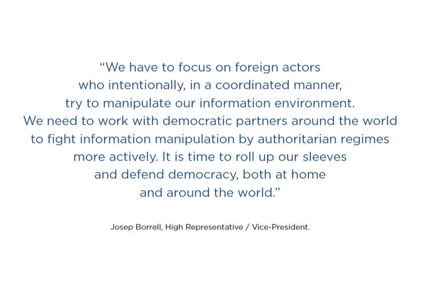 1st EEAS Report on Foreign Information Manipulation and Interference Threats