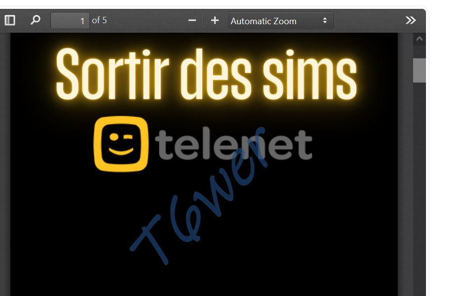 Sortir des sims telenet ✔️ 📌Fresh-Method☑️-High-Quality-PDF-☑️Latest-