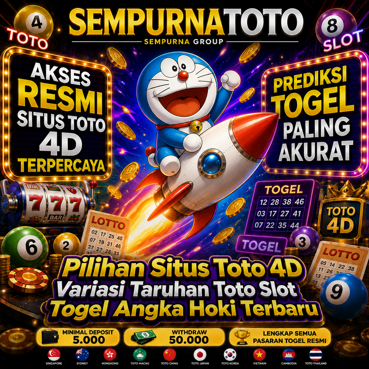 SEMPURNATOTO - Portal Variasi Situs Toto 4D Favorite Taruhan Slot Toto Togel Setiap Hari