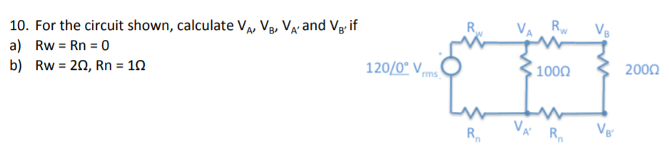 solved-10-for-the-circuit-shown-calculate-va-ve-v-and-vg-chegg