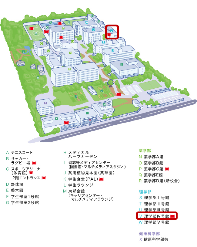 narashino-campus-map