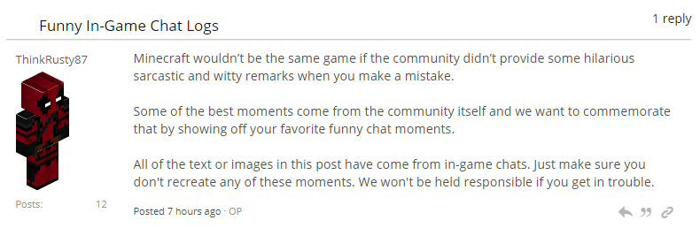 Funny In Game Chat Logs Arkhamnetwork Community
