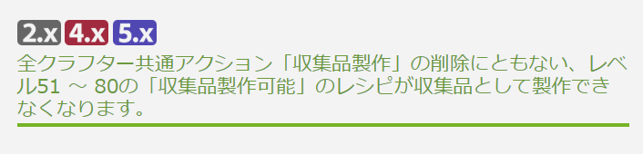 Ff14 いつのまにか蒐集品 収集品 アクションが消えているんだが 夜森の何でも感想ブログ