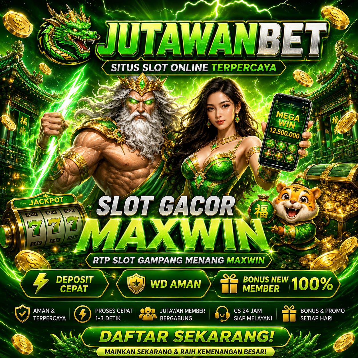 Daftar & Login JUTAWANBET : Link Resmi Situs Slot Online Deposit Qris Tercepat