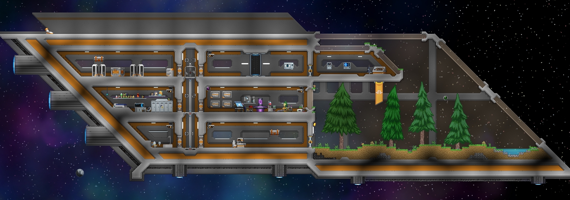 how to get more crew on a custom ship starbound