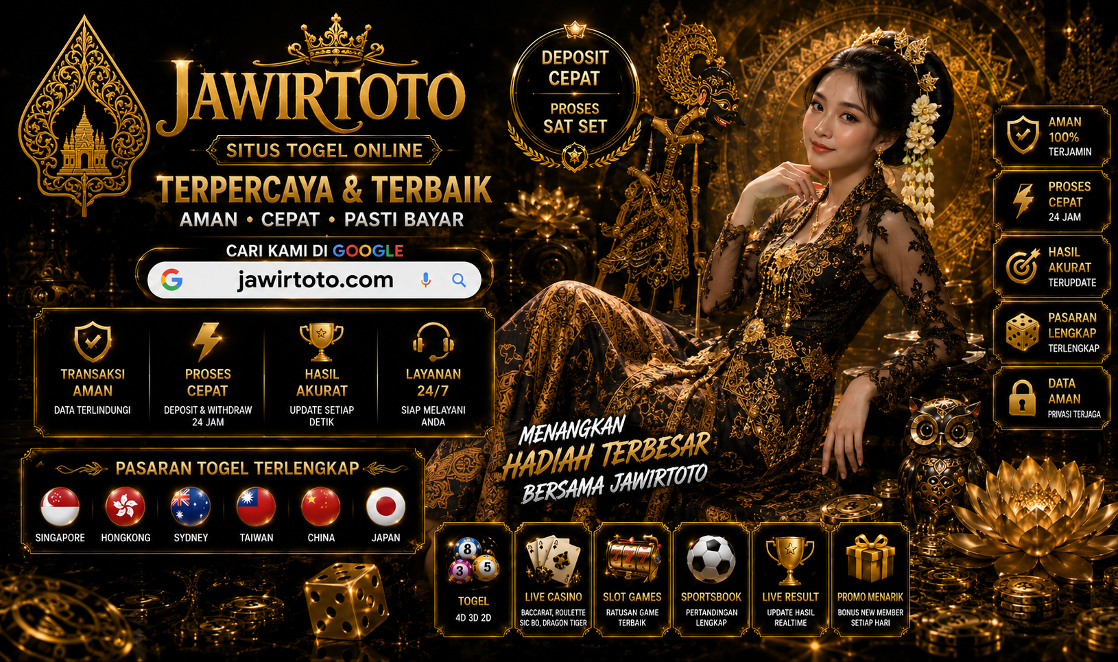 Jawirtoto: Slot Deposit 5000 bet kecil Deposit via Qris