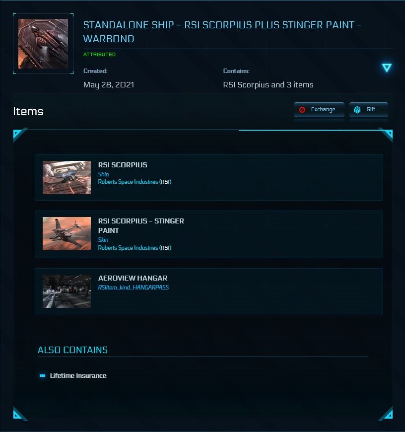 [WTB] Scorpius Original Concept w/ Stinger paint : r/Starcitizen_trades