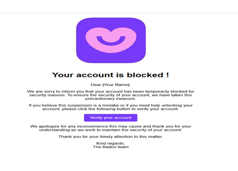 Badoo (dating)️ Letter High Quality Send Inbox HTML 2025 ✅