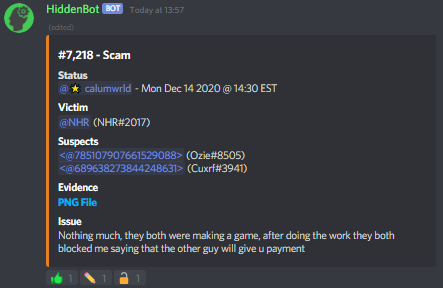 Evidence 1