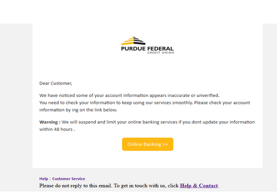 ⚫ purduefed Letter High Quality Send Inbox HTML 2025 ✅