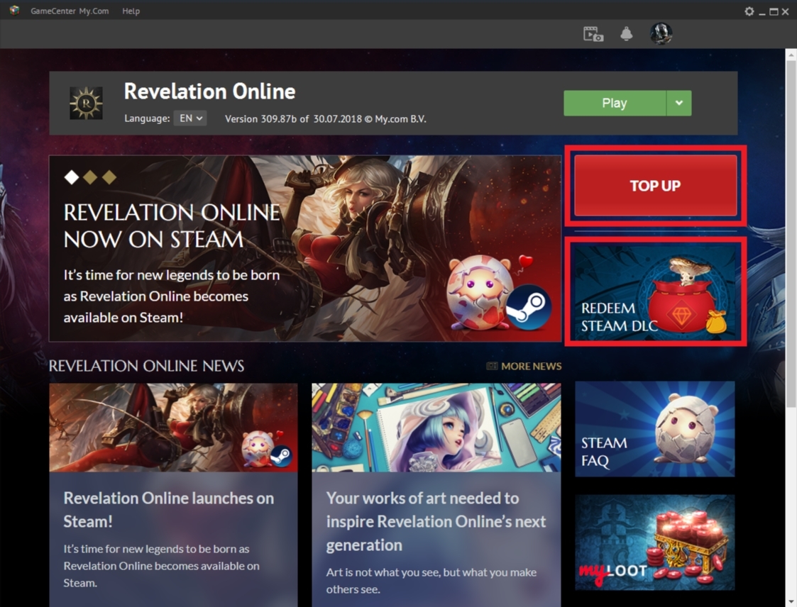 How To Purchase Transfer Content Via Steam Steam Revelation Online Support My Games