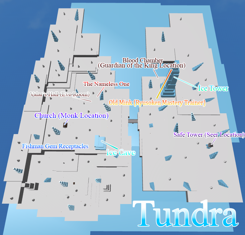 Tundra Map On One Piece Open Seas Official Trello
