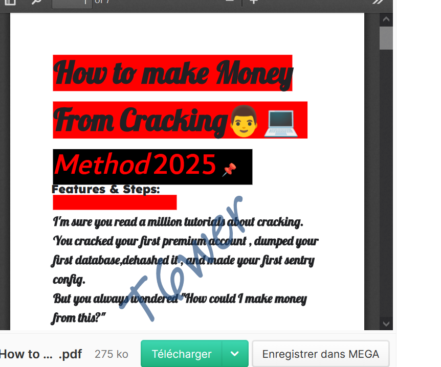 How to make Money from cracking 📌Fresh-Method✅-High-Quality-PDF-✅Latest-