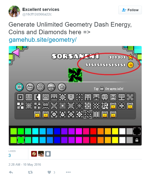 Getting Scam Geometry Dash Forum - free robux vbucks in geometry dash