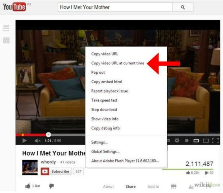 How to copy Video' URL?.