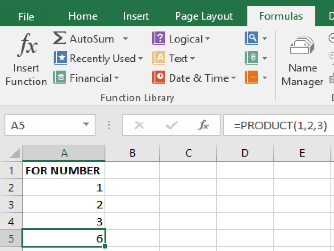 microsoft excel formulas