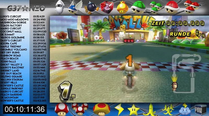 Mario Kart Wii Coconut Mall Glitch