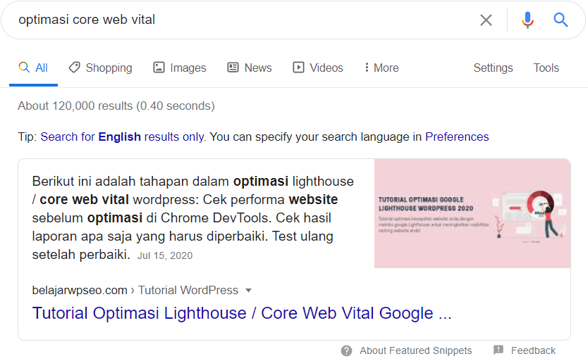 Featured Snippet 1