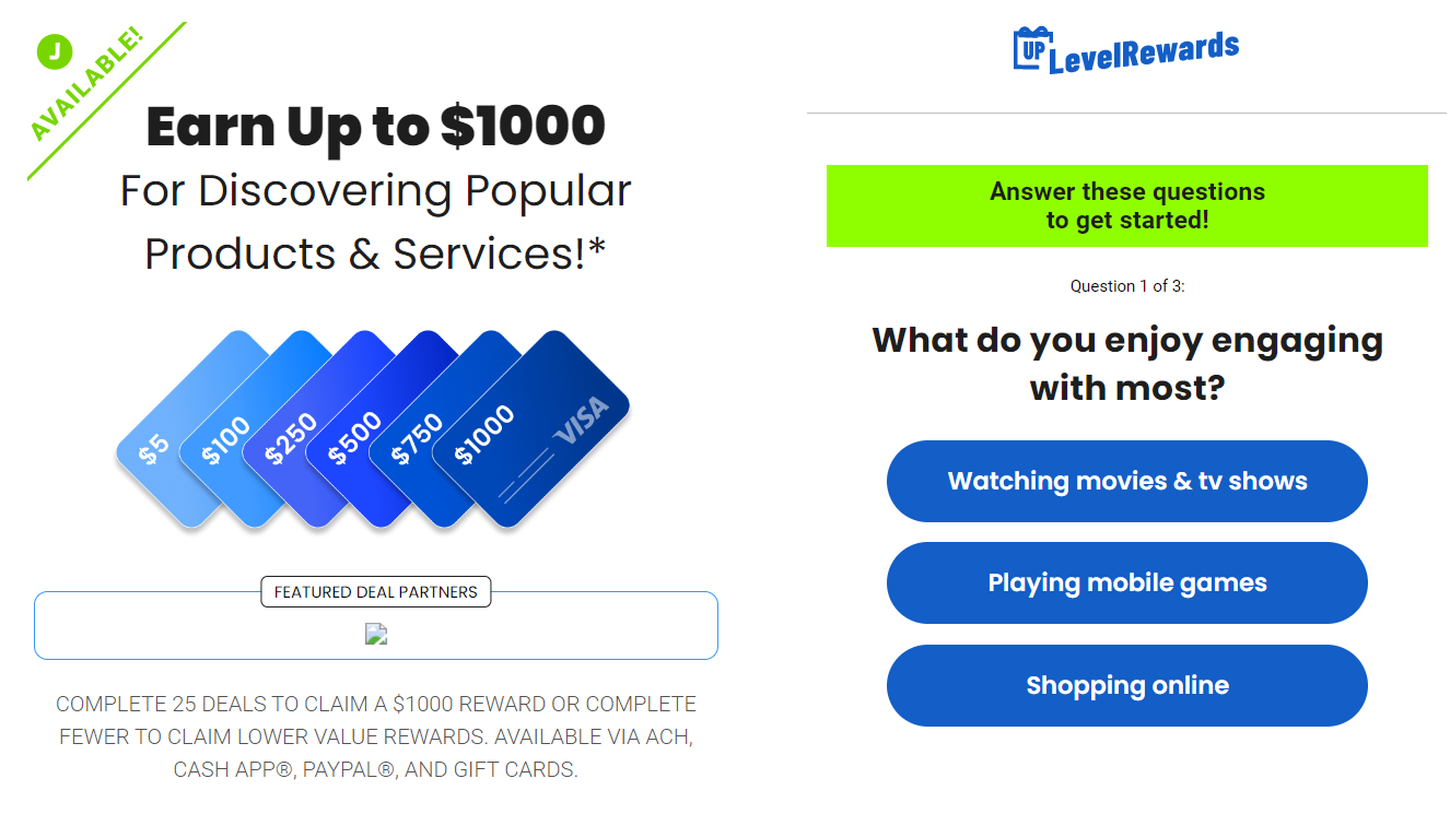 [Rewards] US | Rewarded Discovery Earn up to $1000
