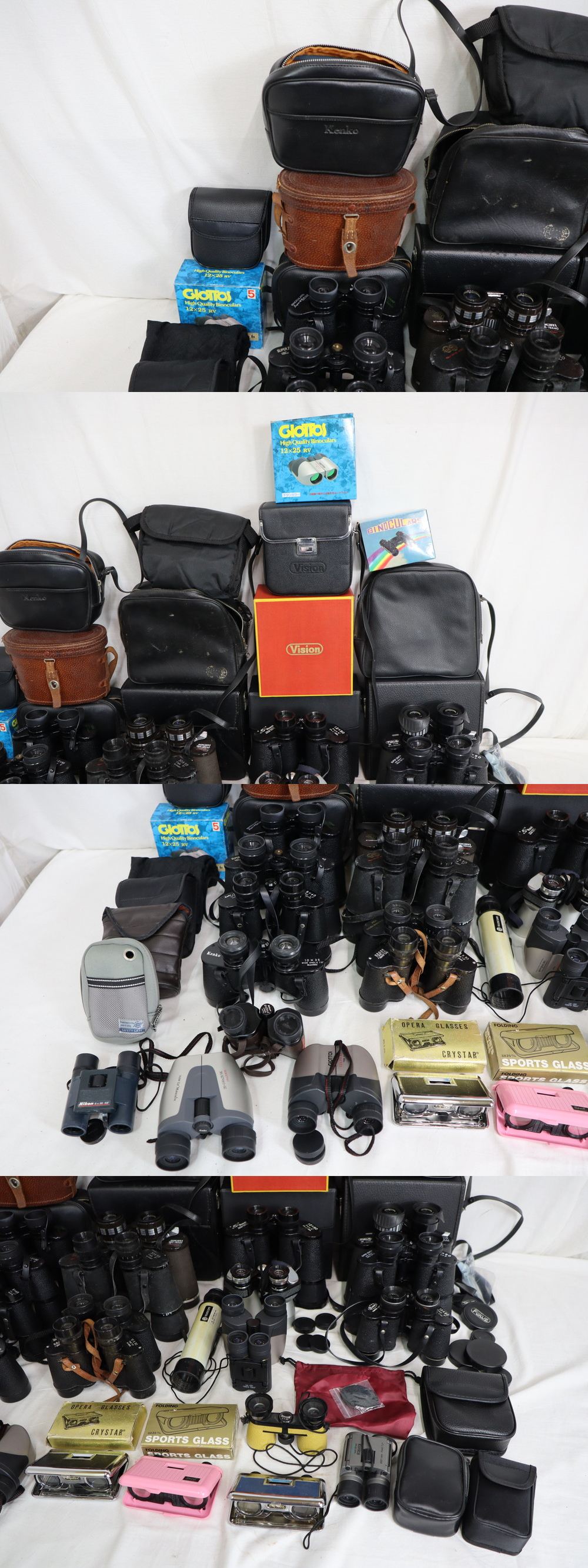 １円～ 双眼鏡 Nikon ニコン KENKO ケンコー など おまとめ 10本セット 光学機器 コレクション  12P8211円スタート 双眼鏡 単眼鏡 オペラグラス 約25点大量まとめ 約