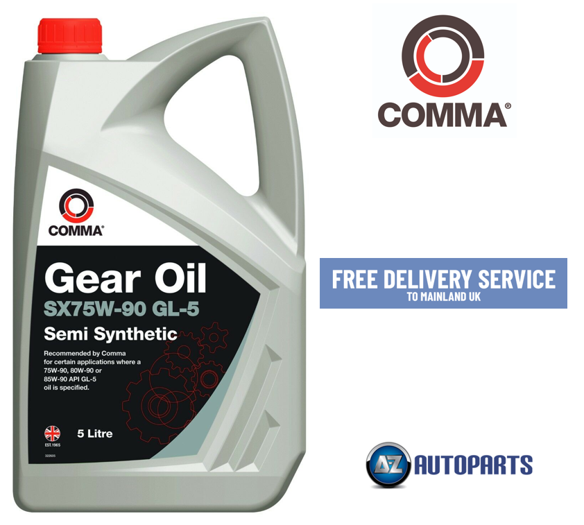 Comma - Gear Oil SX75W-90 GL-5 Semi Synthetic Also 75w-80 80w-90 85w-90 80w 90 Gear Oil Vs 75w 90