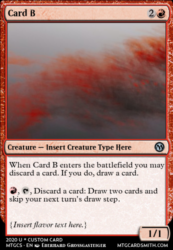 card draw in red mtg - ballpenartdrawingink