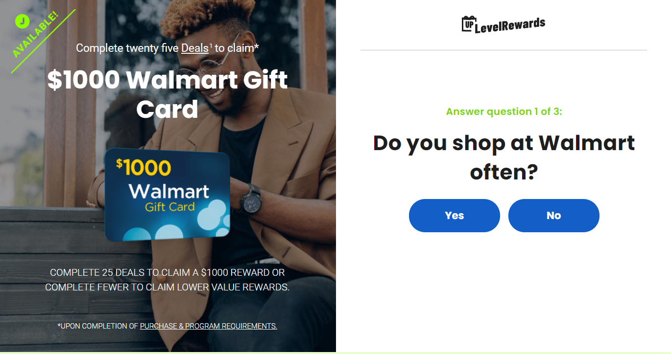 [Rewards] US | Walmart $1000 Gift Card
