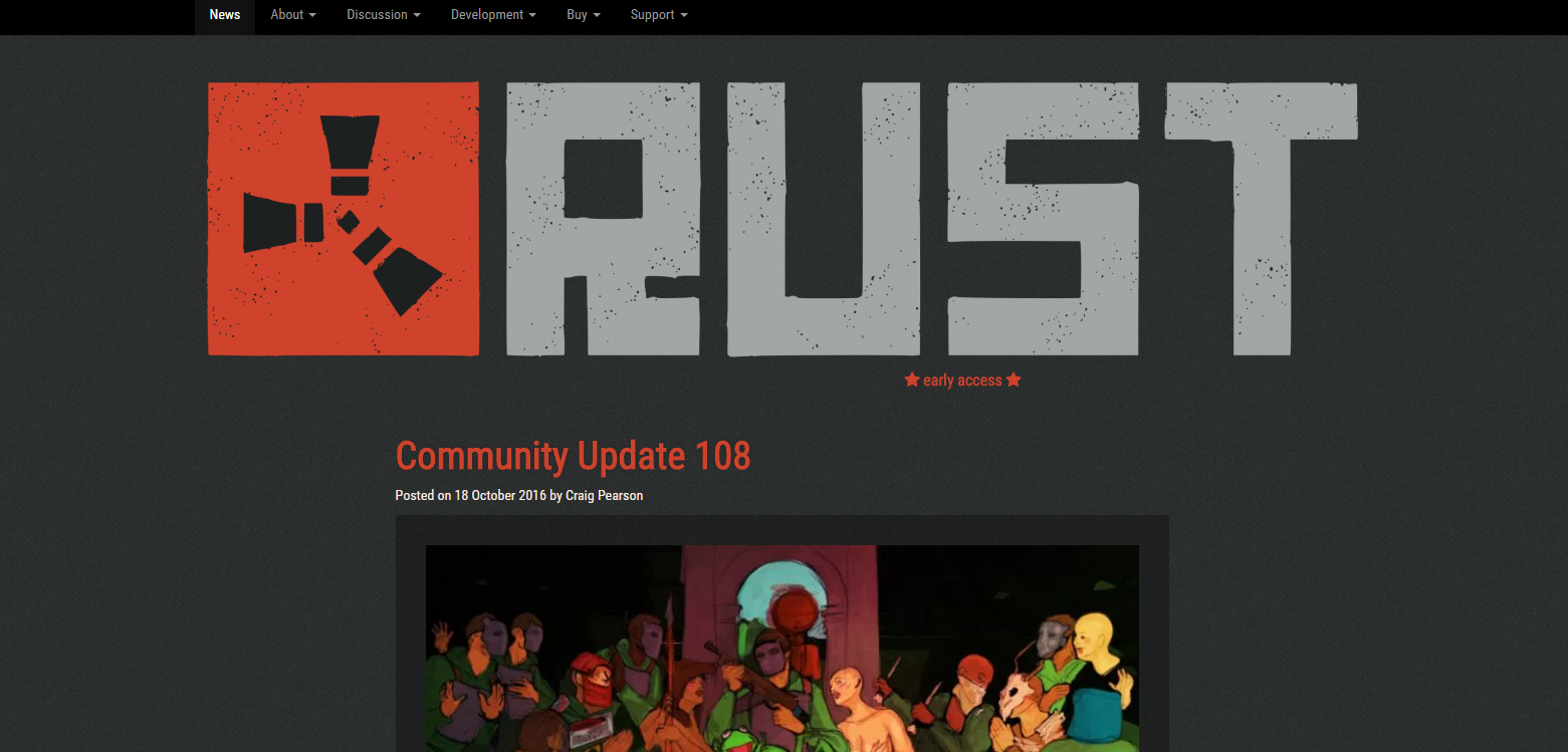 Rust website updating/attacked : r/playrust