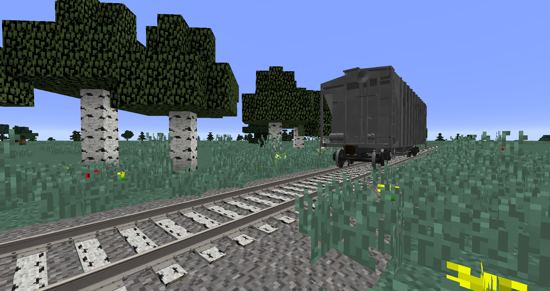 Minecraft IR American Railroad Construction Pack mod 2022 download