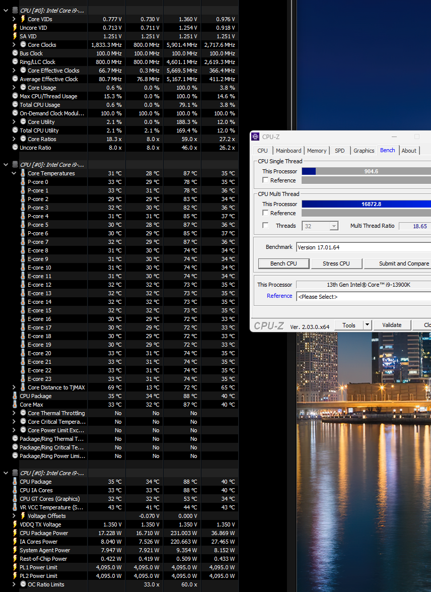 13900k Undervolting Vs Power limiting R intel