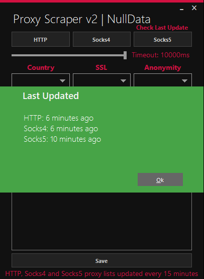 Proxy Scraper v2